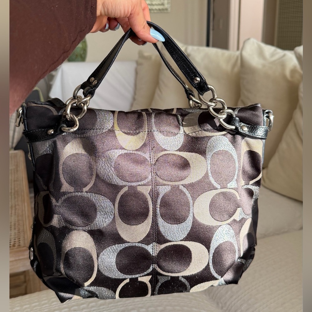 Black coach purse